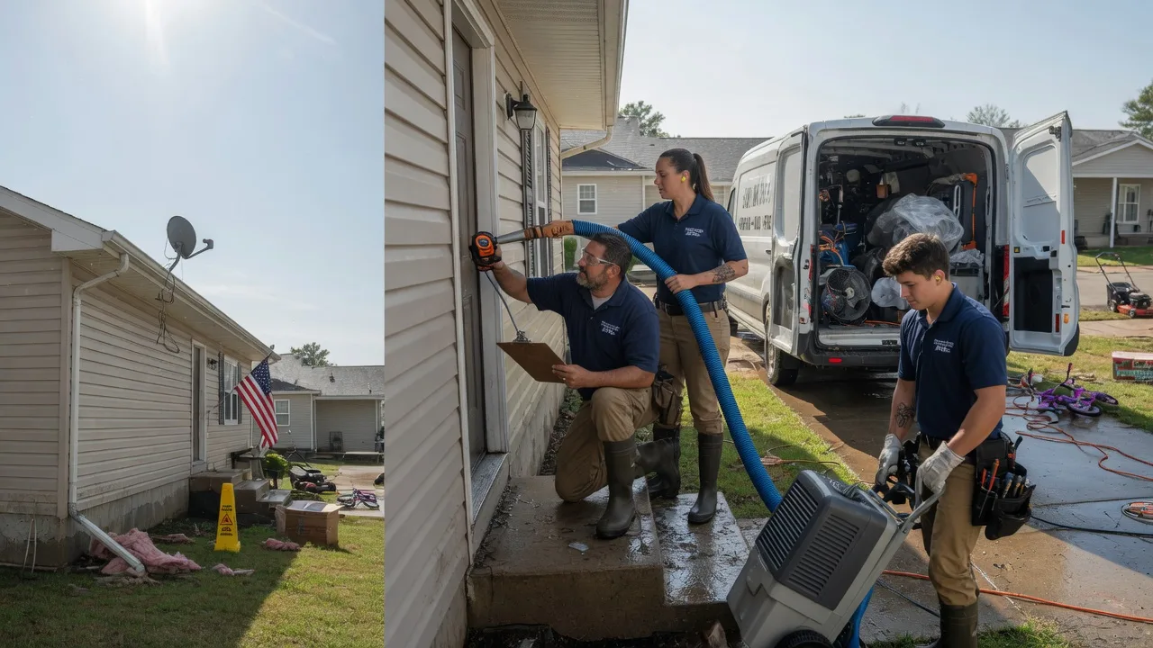 Ceiling Water Damage Restoration in Woodville, OH near me